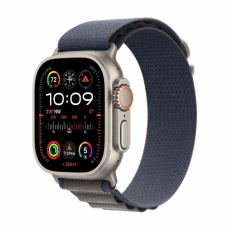 APPLE Watch Ultra 2 GPS + Cellular, 49mm Titanium Case with Blue Alpine Loop - Small