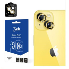 3mk ochrana kamery Lens Pro pro Apple iPhone 15, Yellow