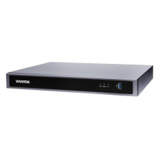 Vivotek NVR ND9426P, NVR 16 PoE (max.200W) kanálů, propustnost IN/OUT max. 192Mbps/224Mbps, 2x HDD, H.265, RAID 0,1