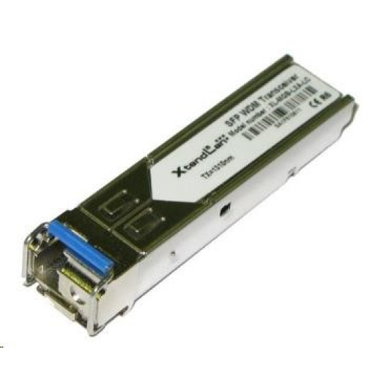 Optický SFP modul SM (1550nm/1310nm), WDM, 1,25 Gb/s, LC, 10km (CISCO,DELL,Planet,ZyXEL,TP-LINK,UBNT,MikroTik komp.)