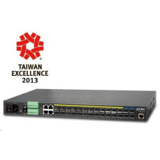 Planet MGSW-28240F Metro switch 24x SFP(DDM), 4x SFP+, 4x TP, AC+DC, DI/O, Web/SNMPv3, IGMPv3, IPv6