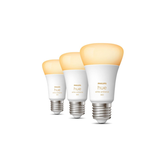 Philips Hue White Ambiance 6W 800 E27 4ks