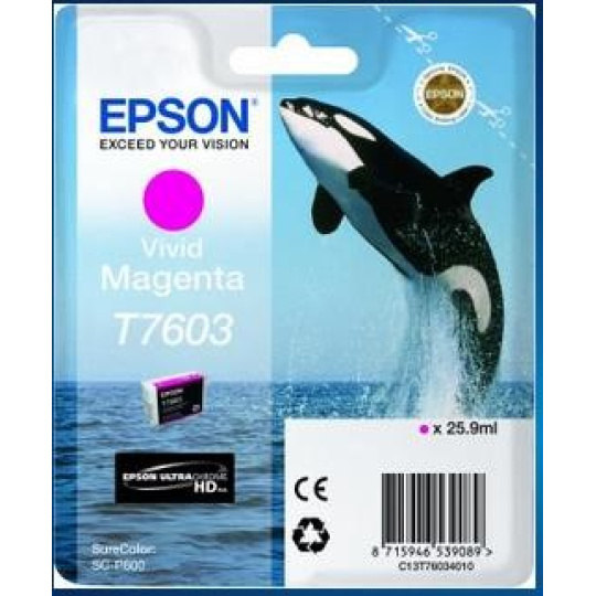 EPSON ink bar ULTRACHROME HD "Kosatka" - Vivid Magenta - T7603 (25,9 ml)