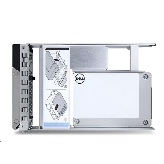 DELL 480GB SSD SATA ISE RI 6Gbps 512e 2.5in with 3.5in HYB CARR CK, R360, R660, R760, T360, T560