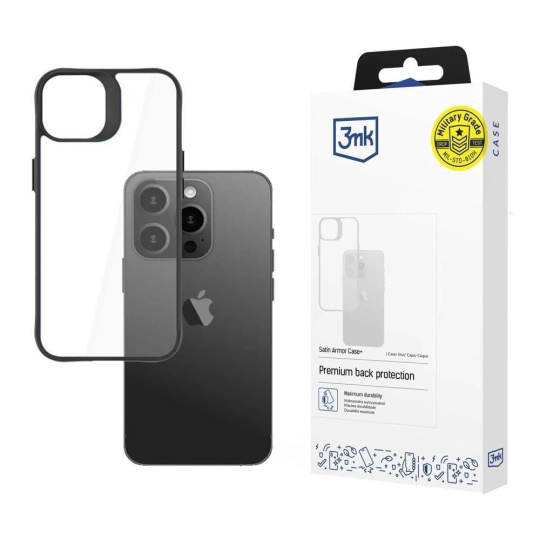 3mk ochranný kryt Satin Armor Case+ pro Apple iPhone 15 Pro Max