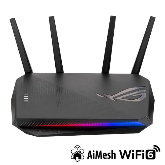 ASUS ROG STRIX GS-AX5400 Wireless AX5400 Wifi 6 Router, 4x gigabit RJ45, 1x USB3.0