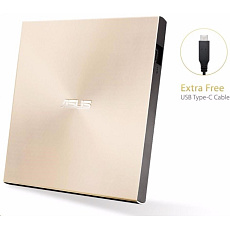 BAZAR - ASUS DVD ZenDrive SDRW-08U9M-U GOLD, External Slim DVD-RW, USB Type-C/Type-A, M-DISC - Poškozený obal (Komplet) BAZAR - ASUS DVD ZenDrive SDRW-08U9M-U GOLD, External Slim DVD-RW, USB Type-C/Type-A, M-DISC - Poškozený obal (Komplet)