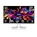 MSI LCD MAG 272QPW QD-OLED X28,26.5" 2560x1440 QD-OLED,280Hz,178/178,250nits,VESA,HDMI,DP,USB-C,Audio,White