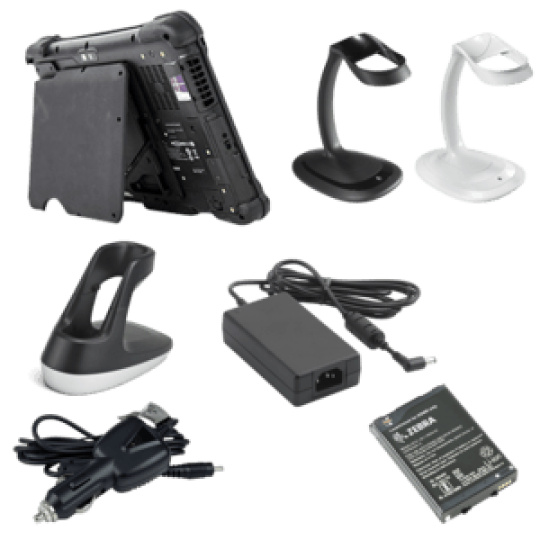 Zebra charging station, 1 slot