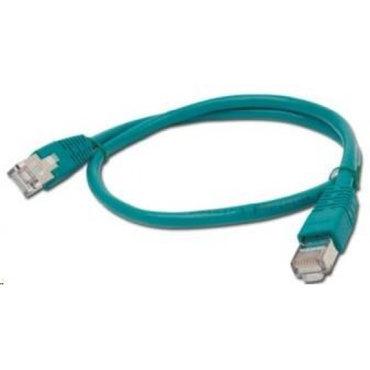 GEMBIRD kabel patchcord CAT6 stíněný FTP 3m, zelený