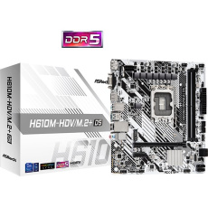 ASRock MB Sc LGA1700 H610M-HDV/M.2+ D5, Intel H610, 2xDDR5, 1xDP, 1xHDMI, 1xVGA, mATX