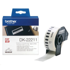 BROTHER DK-22211 bílá filmová role 29mm x 15,24m