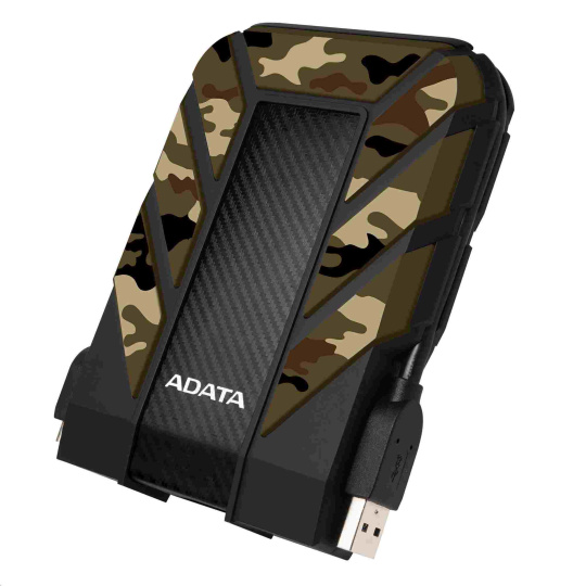 ADATA Externí HDD 2TB 2,5" USB 3.1 DashDrive Durable HD710M Pro, kamufláž (gumový, nárazu/vodě/prachu odolný)