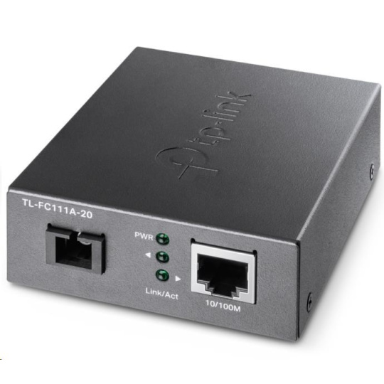 TP-Link TL-FC111A-20 WDM media konvertor (1x100Mb/s, 1x simplex SC, SM, 1550/1310nm, 20km)