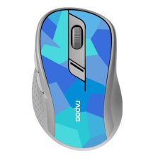RAPOO myš M500 Silent Multi-mode Wireless Optical Mouse, Blue
