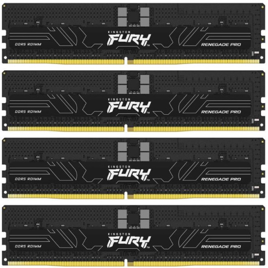 KINGSTON DIMM DDR5 128GB (Kit of 4) 4800MT/s CL36 FURY Renegade Pro ECC Reg PnP