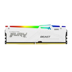 KINGSTON DIMM DDR5 16GB 5200MT/s CL36 FURY Beast Bílá RGB EXPO