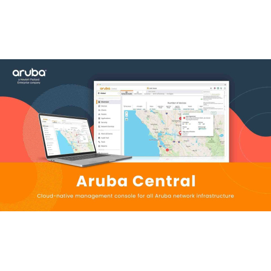 Aruba Central On-Premises Campus Gateway Ctr Foundation 7 yr Subscription E-STU