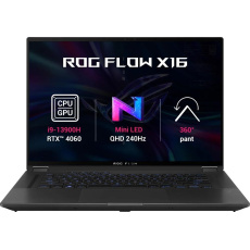 ASUS NTB ROG Flow X16 (GV601VV-NL062X), i9-13900H, 16" 2560 x 1600, 32GB, 1TB SSD, RTX 4060, W11 Pro, Black