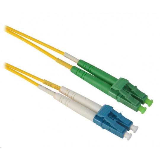 XtendLan duplexní patch kabel SM 9/125, OS2, LC(UPC)-LC(APC), LS0H, 1m