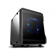 SPIRE skříň POWERCUBE 715, micro ATX, průhledná bočnice, bez zdroje, černá SPIRE skříň POWERCUBE 715, micro ATX, průhledná bočnice, bez zdroje, černá