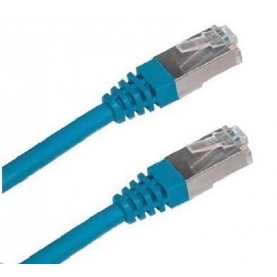 XtendLan patch kabel Cat6A, SFTP, LS0H - 10m, modrý