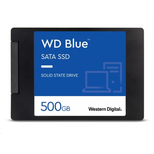 WD BLUE SSD 3D NAND WDS500G2B0A 500GB SATA/600, (R:560, W:530MB/s), 2.5"