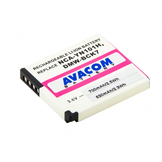 AVACOM fotobaterie pro Panasonic DMW-BCK7 Li-Ion 3.6V 700mAh 2.6Wh