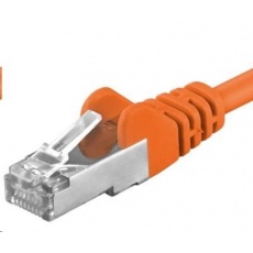 PREMIUMCORD Patch kabel CAT6a S-FTP, RJ45-RJ45, AWG 26/7 0,5m oranžová PREMIUMCORD Patch kabel CAT6a S-FTP, RJ45-RJ45, AWG 26/7 0,5m oranžová