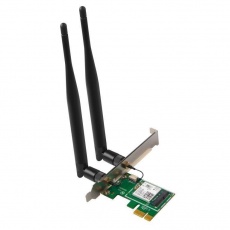 Tenda E30 - Wireless-AX PCIe Adapter, 802.11ac/a/b/g/n/ax, Bluetooth 5.0, 3000 Mb/s, 2x Ext. Ant. 5 dBi Tenda E30 - Wireless-AX PCIe Adapter, 802.11ac/a/b/g/n/ax, Bluetooth 5.0, 3000 Mb/s, 2x Ext. Ant. 5 dBi