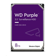 BAZAR - WD PURPLE WD84PURZ 8TB SATA/600 128MB cache, Low Noise, 180MB/s, CMR BAZAR - WD PURPLE WD84PURZ 8TB SATA/600 128MB cache, Low Noise, 180MB/s, CMR