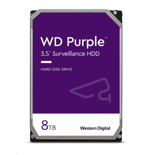BAZAR - WD PURPLE WD84PURZ 8TB SATA/600 128MB cache, Low Noise, 180MB/s, CMR