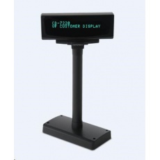 PARTNER Tech zákaznický display CD-7220 VFD 2X20 5V USB black PARTNER Tech zákaznický display CD-7220 VFD 2X20 5V USB black