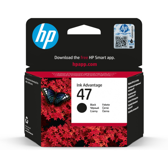 HP 47 Black Original Cartridge (1,300 pages)