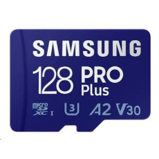 Samsung micro SDXC karta 128GB PRO Plus + SD adaptér