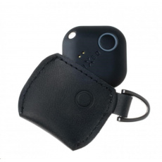 FIXED kožené pouzdro Smile Case se smart trackerem Smile Pro, černá