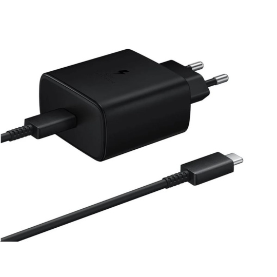 Samsung cestovní nabíječka EP-TA845XBE, Quickcharge 45W, USB-C, černá, EU