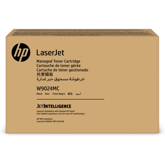 HP W9024MC High Yield Black Managed Original LaserJet Toner Cartridge - CONTRACT (11,500 pages)