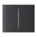 Ajax  CenterButton (2-gang) vertical - Středové dvou tlačítko, vertikální instalace, grafitová