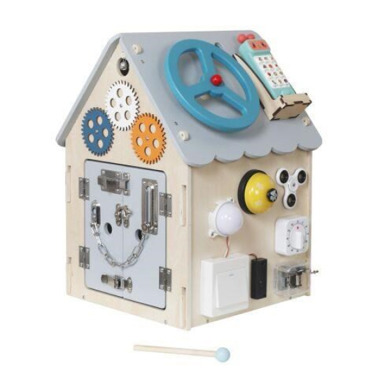 2Kids Toys Activity board Domeček šedý 2Kids Toys Activity board Domeček šedý