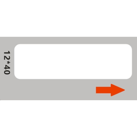 Niimbot štítky RP 12x40mm 155ks White pro D11 a D110