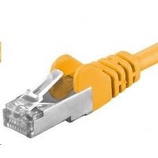 PREMIUMCORD Patch kabel CAT6a S-FTP, RJ45-RJ45, AWG 26/7 1,5m žlutá PREMIUMCORD Patch kabel CAT6a S-FTP, RJ45-RJ45, AWG 26/7 1,5m žlutá