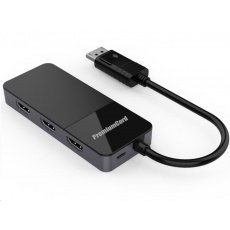 PREMIUMCORD MST adapter DisplayPort 1.4 na 3x HDMI2.0 monitory 4K@60Hz, extended + mirror + duplicate režimy PREMIUMCORD MST adapter DisplayPort 1.4 na 3x HDMI2.0 monitory 4K@60Hz, extended + mirror + duplicate režimy