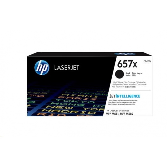 HP 657X High Yield Black Original LaserJet Toner Cartridge (CF470X) (28,000 pages)