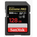 SanDisk SDHC karta 128GB Extreme PRO (300 MB/s, Class 10, UHS-II U3 V90)