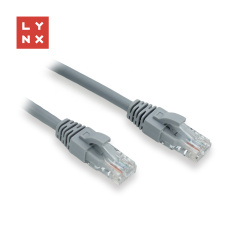 LYNX UTP patch kabel Cat6, PVC, 2m, šedý LYNX UTP patch kabel Cat6, PVC, 2m, šedý