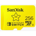 SanDisk MicroSDXC karta 256GB for Nintendo Switch (R:100/W:90 MB/s, UHS-I, V30,U3, C10, A1) licensed Product,Super Mario