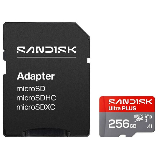 Sandisk Ultra PLUS micro SDHC karta 256GB UHS-I, V10, U1, C10, (200MB/s) Sandisk Ultra PLUS micro SDHC karta 256GB UHS-I, V10, U1, C10, (200MB/s)