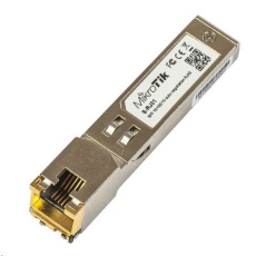 MikroTik SFP konvertor na metaliku 10/100/1000M, RJ-45, až 100m MikroTik SFP konvertor na metaliku 10/100/1000M, RJ-45, až 100m