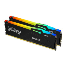KINGSTON DIMM DDR5 64GB (Kit of 2) 6000MT/s CL30 Non-ECC FURY Beast RGB EXPO, Černá KINGSTON DIMM DDR5 64GB (Kit of 2) 6000MT/s CL30 Non-ECC FURY Beast RGB EXPO, Černá